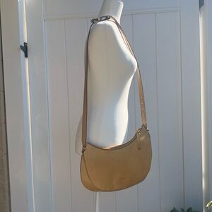 Kenneth Cole Mustard Crescent Shoulder Bag